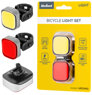 Svetlo na bicykel Rebel URZ3492 70 lm batéria